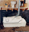 Sun-Mar Centrex 3000 Non-Electric 1 pint flush centralized compacting toilet systems